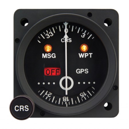 Course Deviation Indicator/14V, 2, Lighted. For use with Garmin GPS155XL/165XL and GNC300XL models. MD40-242L Experimental Only Course Deviation Indicator/14V, 2, Lighted. For use with Garmin GPS155XL/165XL and GNC300XL models. MD40-242L Experimental Only