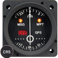 Course Deviation Indicator/28V, 2, Lighted. For use with Garmin GPS155XL/165XL and GNC300XL models.  MD40-242L Experimental Only
