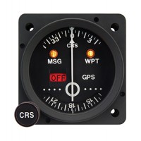 Course Deviation Indicator/5V, 2, Lighted. For use with Garmin GPS155XL/165XL and GNC300XL models.  MD40-242L Experimental Only