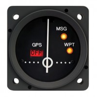 Course Deviation Indicator/28V, Lighted with connector kit and manual. For use with GNC250/250XL/KLX-135/A. MD40-42L