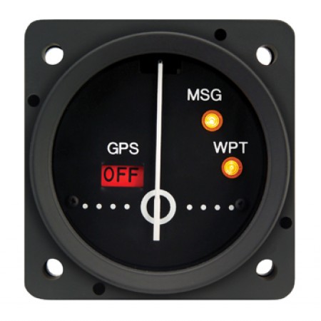 Course Deviation Indicator/5V, Lighted with connector kit and manual. For use with GNC250/250XL/KLX-135/A. MD40-42L
