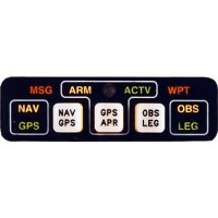 Annunciation Control Unit/28V, Horizontal, with Remote Relay. For use with Honeywell KLN-90B models.  MD-1328