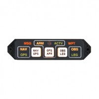 Annunciation Control Unit/5V, Horizontal, with Remote Relay. For use with Honeywell KLN-90B models.  MD-1328