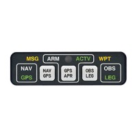 Annunciation Control Unit/28V, Horizontal, with Remote Relay. For use with Honeywell KLN-900 models.  MD41-1928