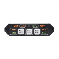 Annunciation Control Unit/5V, Horizontal, with Remote Relay. For use with Honeywell KLN-900 models.  MD41-1928