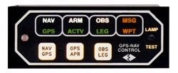 ANNUNCIATION CONTROL UNIT/14V, Horizontal, with Internal Relay. For use with Honeywell KLN-89B/94 models.  MD41-524