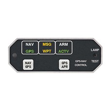 Annunciation Control Unit/28V, Horizontal, with Internal Relay. For use with Honeywell KLN-89B/94 models.  MD41-528