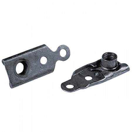 Nutplate/6-32 thread, Low height, Self locking, Cadmium plated carbon steel, 450 degree with dry film lube, Plain rivet holes.  MS21061L06 pack of 100