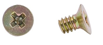 Phillips Flat Head Screw/Carbon steel, Cadmium plated, 4-40, 3/16 MS24693S1 pack of 100