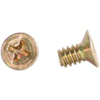 Phillips Flat Head Screw/Carbon steel, Cadmium plated, 6-32, 1/4 MS24693S24 pack of 100 Phillips Flat Head Screw/Carbon steel, Cadmium plated, 6-32, 1/4 MS24693S24 pack of 100