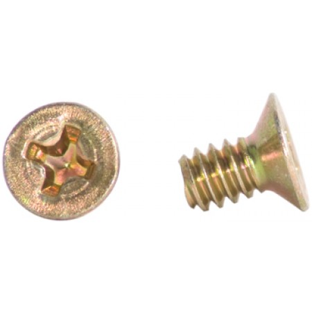 Phillips Flat Head Screw/Carbon steel, Cadmium plated, 6-32, 1/4 MS24693S24 pack of 100 Phillips Flat Head Screw/Carbon steel, Cadmium plated, 6-32, 1/4 MS24693S24 pack of 100