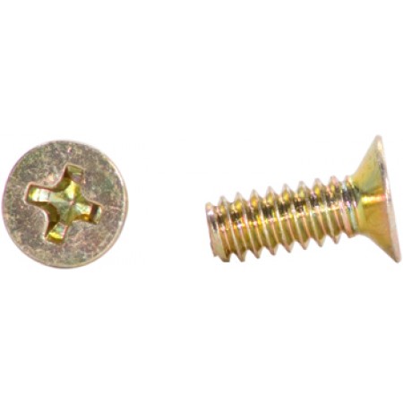 Phillips Flat Head Screw/Carbon steel, Cadmium plated, 6-32, 3/8 MS24693S26 pack of 100 Phillips Flat Head Screw/Carbon steel, Cadmium plated, 6-32, 3/8 MS24693S26 pack of 100
