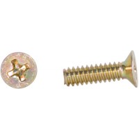 Phillips Flat Head Screw/Carbon steel, Cadmium plated, 6-32, 1/2 MS24693S28 pack of 100 Phillips Flat Head Screw/Carbon steel, Cadmium plated, 6-32, 1/2 MS24693S28 pack of 100