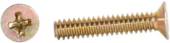 Phillips Flat Head Screw/Carbon steel, Cadmium plated, 6-32, 3/4 MS24693S30 pack of 100