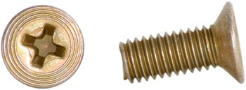 Phillips Flat Head Screw/Carbon steel, Cadmium plated, 6-32, 1 MS24693S32 pack of 100