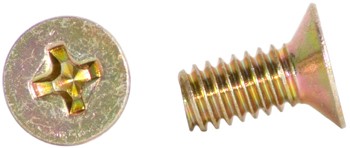 Phillips Flat Head Screw/Carbon steel, Cadmium plated, 8-32, 3/8 MS24693S48 pack of 100