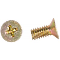 Phillips Flat Head Screw/Carbon steel, Cadmium plated, 8-32, 3/8 MS24693S48 pack of 100
