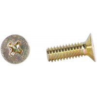 Phillips Flat Head Screw/Carbon steel, Cadmium plated, 8-32, 1/2 MS24693S50 pack of 100