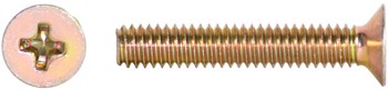 Phillips Flat Head Screw/Carbon steel, Cadmium plated, 8-32, 3/4 MS24693S52 pack of 100