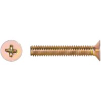 Phillips Flat Head Screw/Carbon steel, Cadmium plated, 8-32, 3/4 MS24693S52 pack of 100