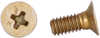 Phillips Countersunk Screw/Steel, Cadmium plated, 8-32 X 3/8 MS24694S3 pack of 100