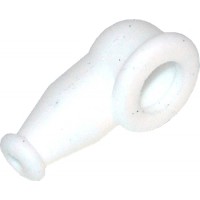 ELECTRICAL TERMINAL NIPPLE/Rubber, Silicone, Color: White. MS25171-2S