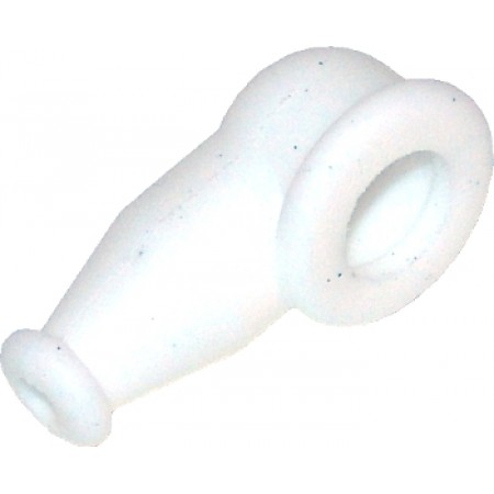 ELECTRICAL TERMINAL NIPPLE/Rubber, Silicone, Color: White. MS25171-2S