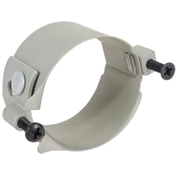 Clamp/Round, open size: 1.54 closed size: 1.46 depth: 1, aluminum, anodized finish. Boeing certified. MS28042-3A