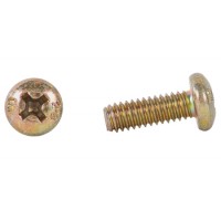 Phillips Pan Head Screw/Black chromate, 8-32, 5/8  pack of 100