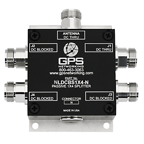 Network Antenna Splitter/With N connector. NLDCBS1X4-N/5/Mc