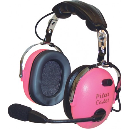PILOT USA HEADSET/CHILD(GIRL)/MONO/STEREO/FLEX BOOM/AUDIO IN/PINK EAR CUPS PA-1151ACG