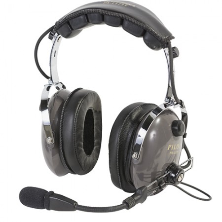 Pilot USA Headset/Helicopter/Passive Nrr 24 Db/Electret Mic/Half Flex Boom/3 Year Warranty PA-1171TH