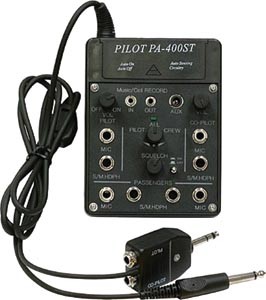 Intercom/portable, stereo, 4 place, Music-In / Cell Phone Jack, Battery Powered by Two 9V Alkaline Batteries (not Included).  PA-400ST