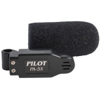Electret Noise Canceling Microphone/Black, amplified, use with DC voltage supply of 9-28 volts, includes foam windscreen. PA-5X Electret Noise Canceling Microphone/Black, amplified, use with DC voltage supply of 9-28 volts, includes foam windscreen. PA-5X
