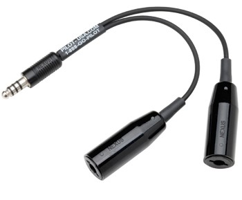 Dual Headset Adapter For Helicopter PA-72H