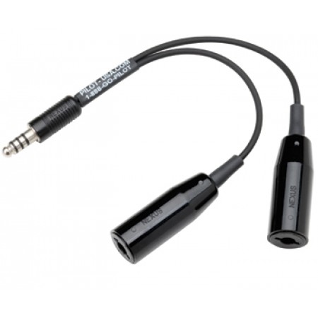 Dual Headset Adapter For Helicopter PA-72H Dual Headset Adapter For Helicopter PA-72H