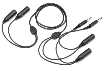 Dual Headset Adapter/6'/for Monaural or Stereo Headsets PA-72S