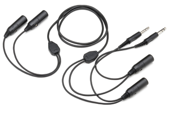 Dual Headset Adapter/6'/for Monaural or Stereo Headsets PA-72S
