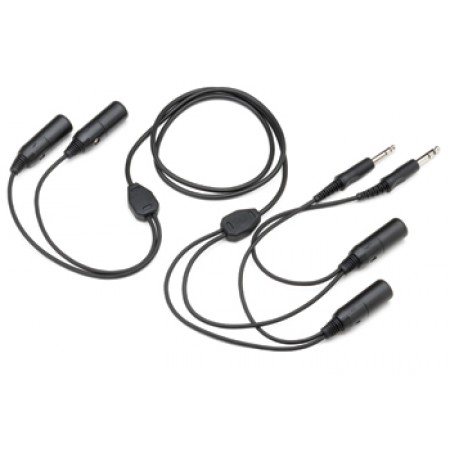 DUAL HEADSET ADAPTER/6'/for Monaural or Stereo Headsets PA-72S