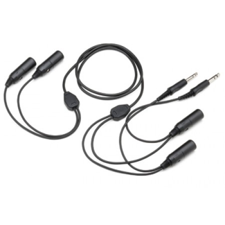 Dual Headset Adapter/6'/for Monaural or Stereo Headsets PA-72S