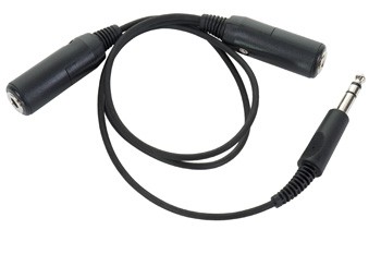 Dual Headphone Y Adapter/2ft Long PA-73S