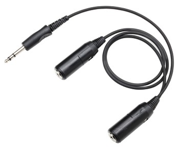 Dual Microphone Y-Adapter PA-74