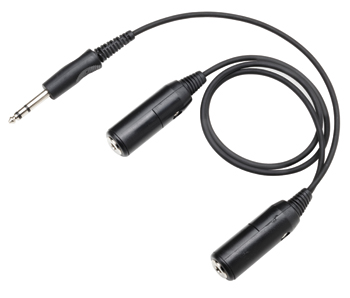 Dual Microphone Y-Adapter PA-74