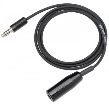Helicopter Extension Cable/5'/U92A jack and U174/U plug PA-77H Helicopter Extension Cable/5'/U92A jack and U174/U plug PA-77H