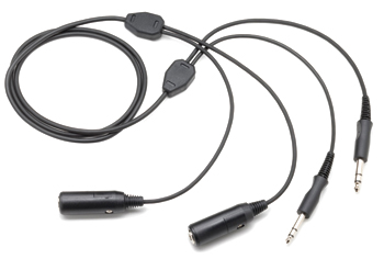 Headset Extension Cable/for Monaural or Stereo Headsets/5' heavy duty extension cord PA-77S