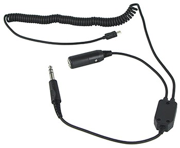 Gopro HERO3 Recorder Adapter/For use with Ga (dual plug) Headset. Record transmissions from aircraft intercom system to external video camera. Works with GoPro Hero 3 video camera. Mini USB input. PA-80S/HERO3