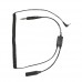 iPHONE/Smartphone Digital Audio Recorder Adapter/For use with Ga (Dual plug) Headset. 3.5mm, 4 conductor plug. PA-80S/iPHONE