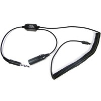Recorder Adapter/Records transmissions from the aircraft intercom system to external video camera. For use with Garmin Virb or Virb Elite  PA-80S/Virb