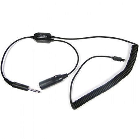 Recorder Adapter/Records transmissions from the aircraft intercom system to external video camera. For use with Garmin Virb or Virb Elite  PA-80S/Virb