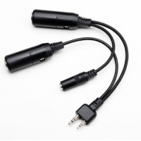Headset Adapter/for Icom A2, A20 , A21 transceivers/twin sockets accepts PJ-055 and PJ-068 plugs converting to Icom A21 plug PA-81 Headset Adapter/for Icom A2, A20 , A21 transceivers/twin sockets accepts PJ-055 and PJ-068 plugs converting to Icom A21 plug PA-81